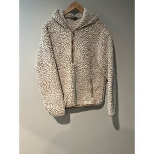 Eddie Bauer Sherpa Quarter Zip Pullover Jacket